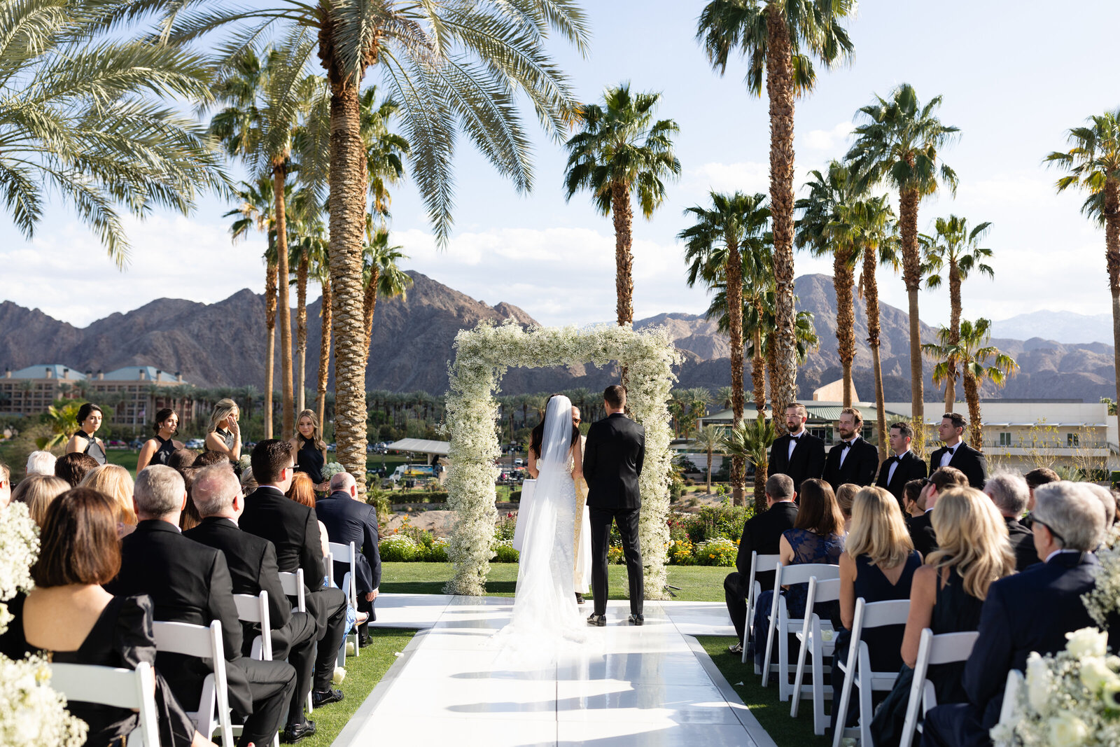 Reception tablescape with bold florals